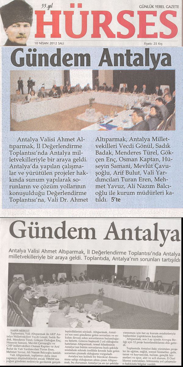 Hürses - Gündem Antalya - 10 Nisan 2012