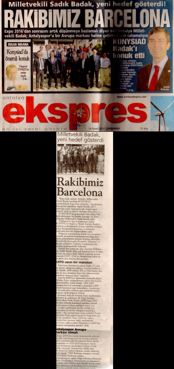 Ekspres - Rakibimiz Barcelona - 18 Nisan 2012