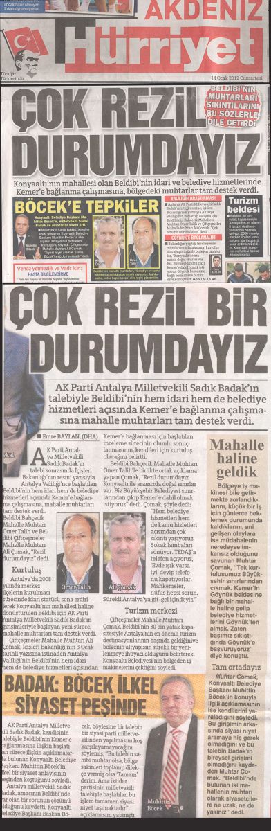 Hürriyet Akdeniz - Çok Rezil Durumdayız - 14 Ocak 2012