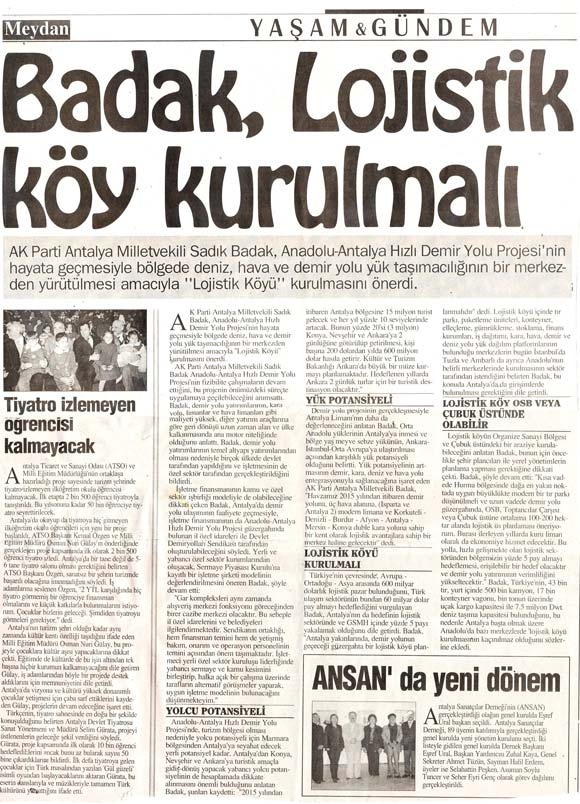 Meydan - Badak, Lojistik Köy Kurulmalı - 25 Ocak 2008