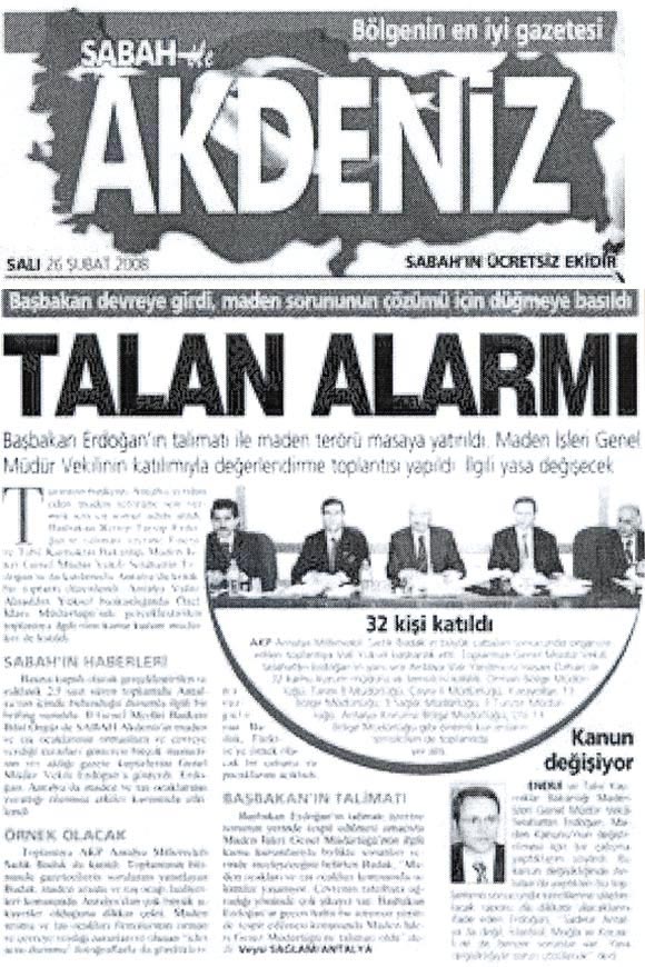 Sabah Akdeniz - Talan Alarmı - 26 Şubat 2008