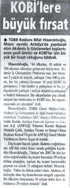 Yeni Nesil - KOBİ'lere Büyük Fırsat - 29 Mart 2008