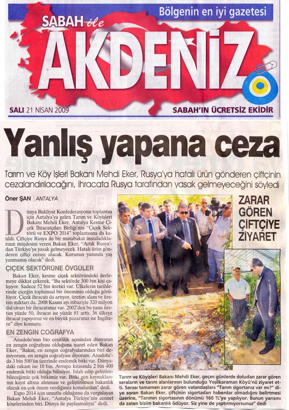 Sabah Akdeniz - Yanlış Yapana Ceza - 21 Nisan 2009