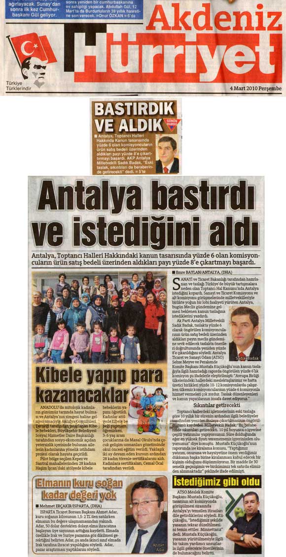 Hürriyet Akdeniz - Antalya bastırdı ve istediğini aldı - 4 Mart 2010