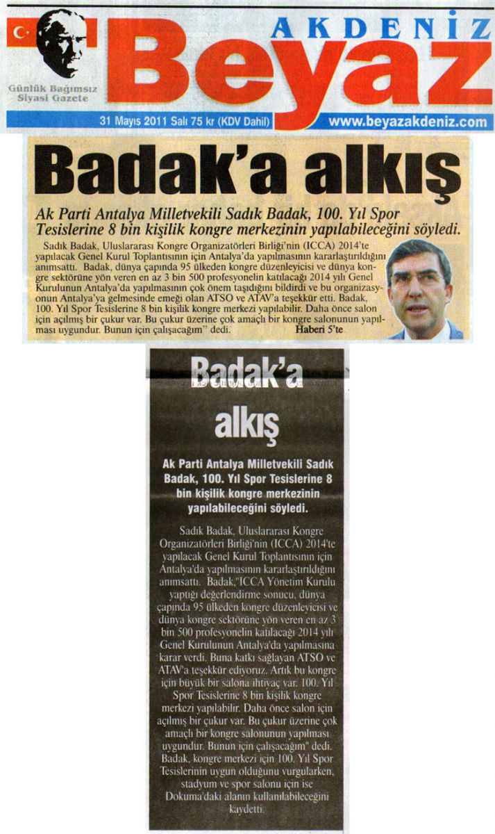 Beyaz - Badak'a alkış - 31 Mayıs 2011