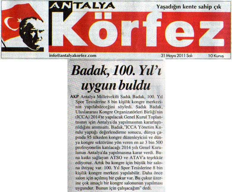 Körfez - Badak, 100. Yıl'ı uygun buldu - 31 Mayıs 2011