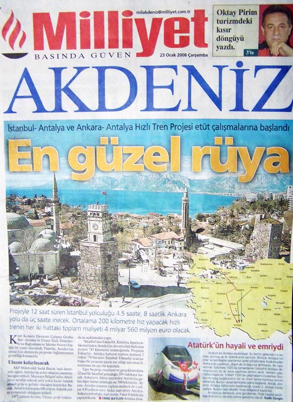 Milliyet Akdeniz - En Güzel Rüya - 23 Ocak 2008