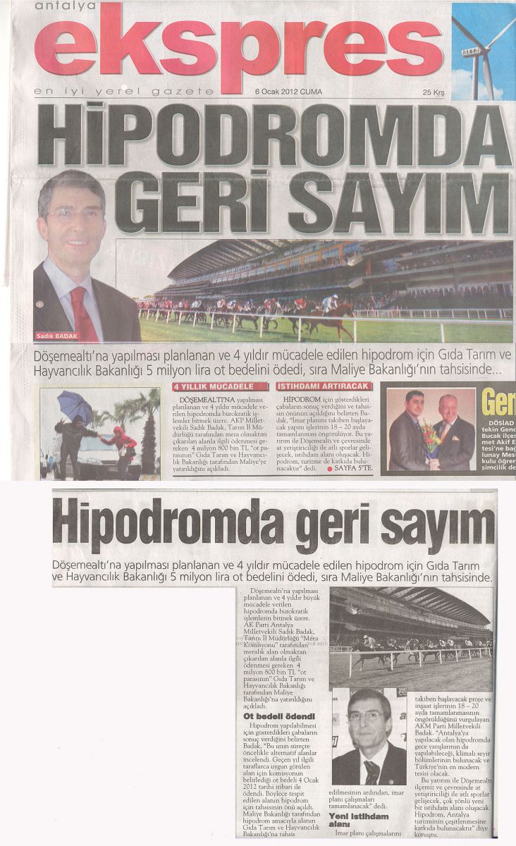 Ekspres - Hipodromda Geri Sayım - 6 Ocak 2012