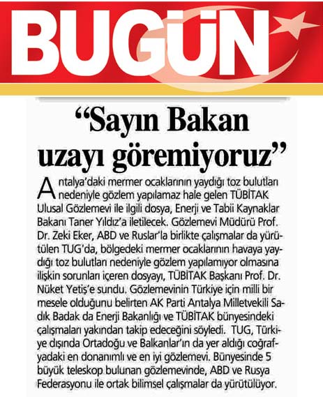 Bugün Gazetesi - 