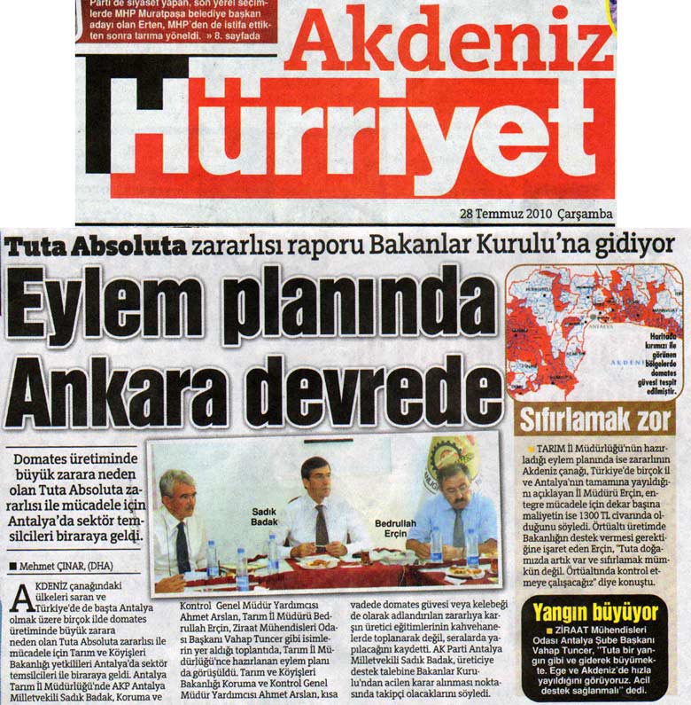 Hürriyet Akdeniz - Eylem planında Ankara devrede - 28 Temmuz 2010
