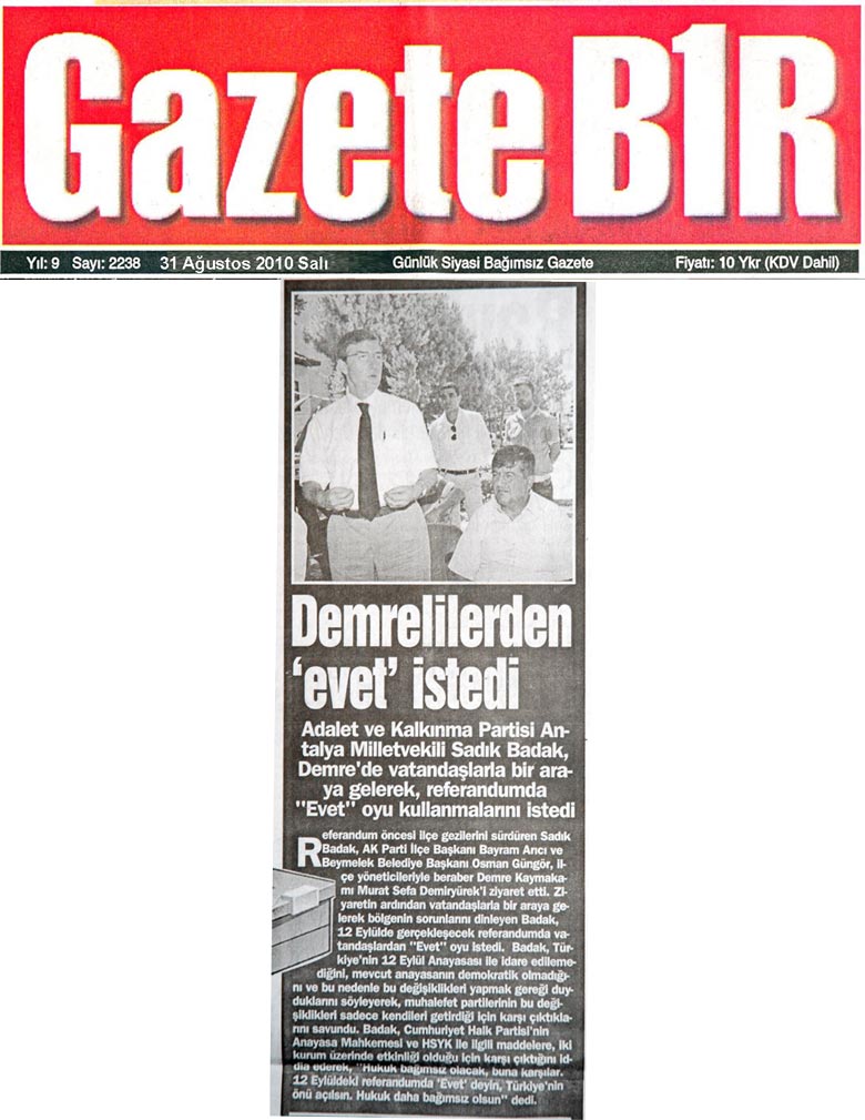 Gazete B1R - Demrelilerden 